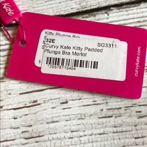 Curvy Kate SG3311 Kitty Plunge Bra in Merlot